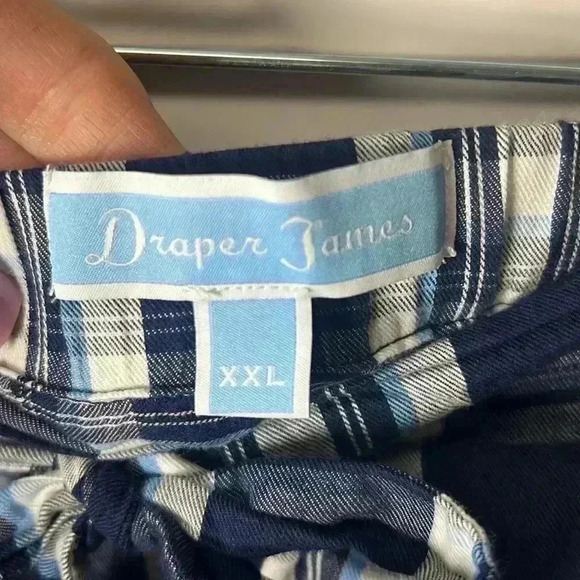 Draper James Plaid Pull On Cotton Blend Casual Mini Skirt Size XXL - Picture 2 of 8